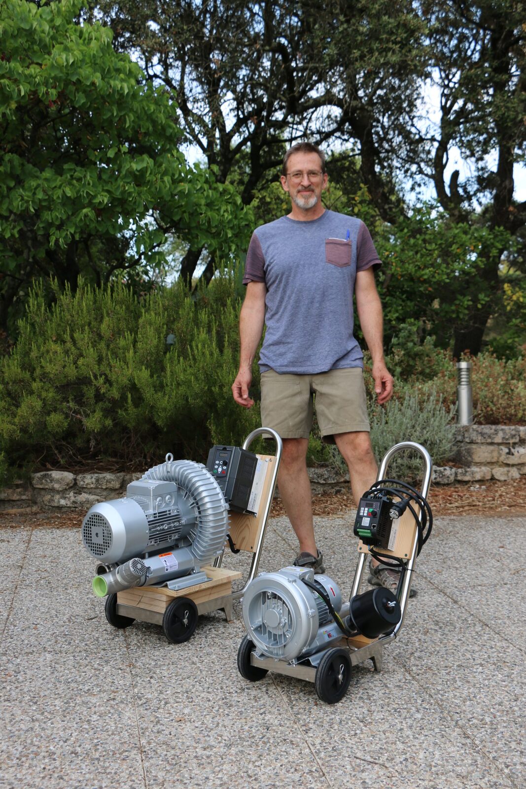 Portable air injection systems